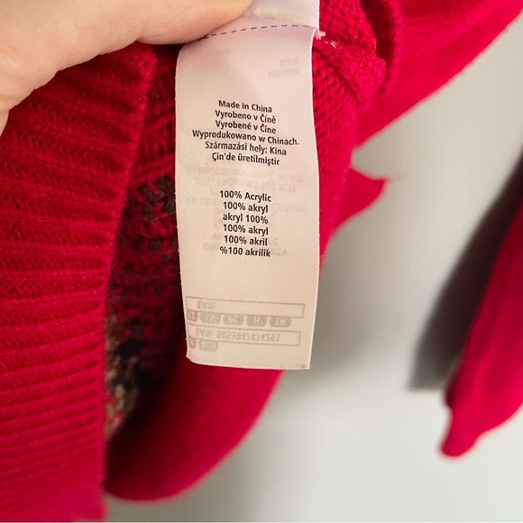 Christmas Sweater | Reindeer | Fuzzy | Holiday  | Party | Festive Pullover | S - Picture 12 of 12